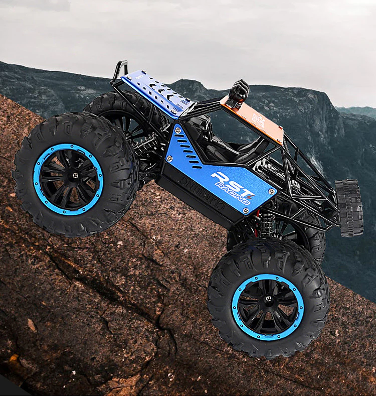 RC Stunt Car Remote Control Alloy Climbing Truck 4WD Cross Country Vehicle - Image 4