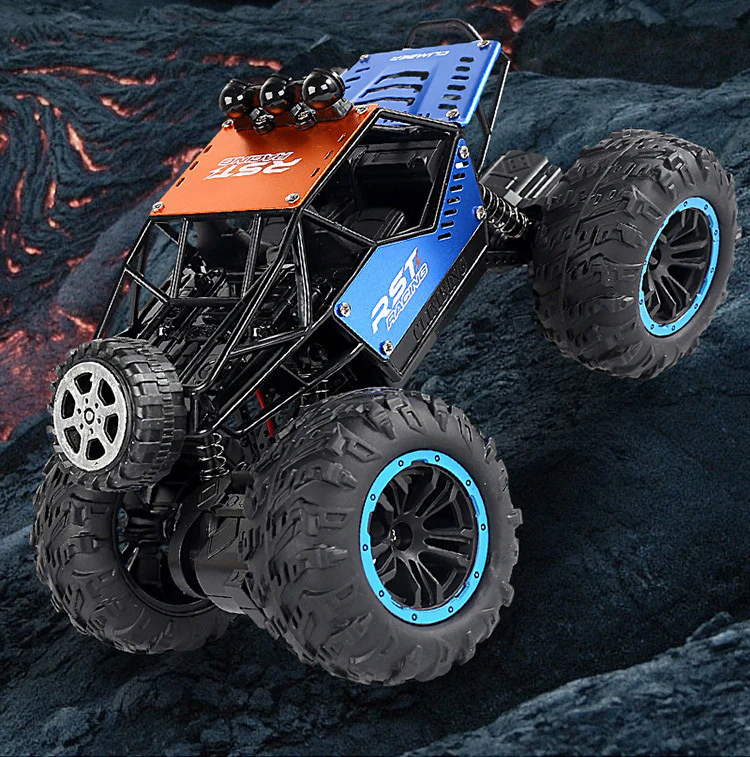RC Stunt Car Remote Control Alloy Climbing Truck 4WD Cross Country Vehicle - Image 5