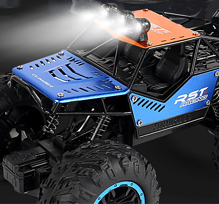 RC Stunt Car Remote Control Alloy Climbing Truck 4WD Cross Country Vehicle - Image 6