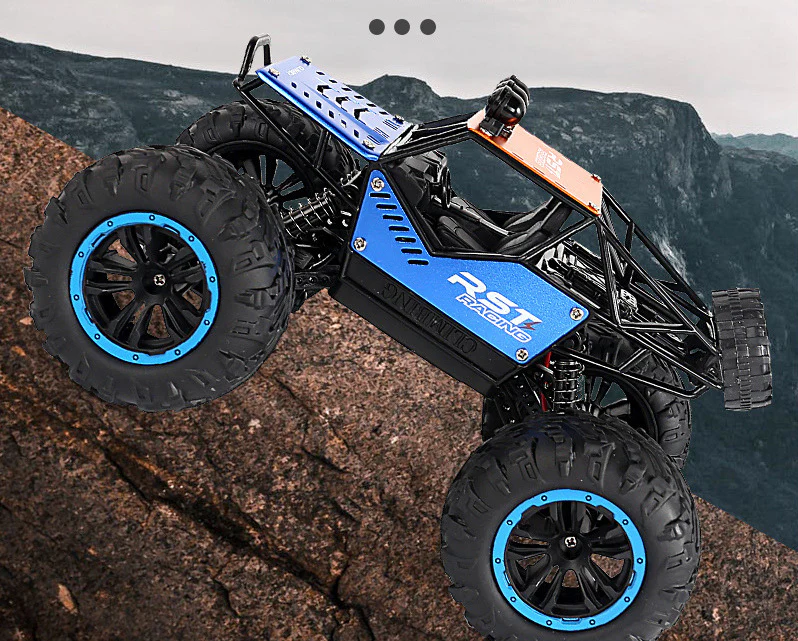 RC Stunt Car Remote Control Alloy Climbing Truck 4WD Cross Country Vehicle - Image 7
