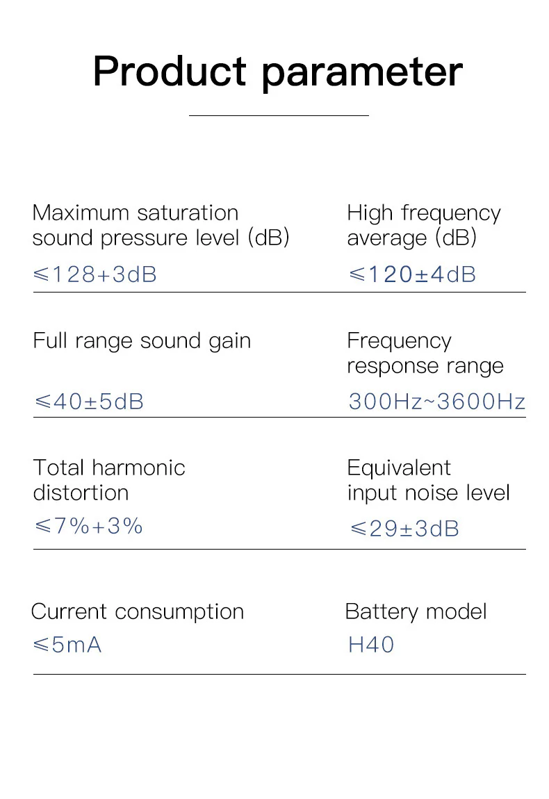 Rechargeable Hearing Aid Wireless Sound Amplifier - Image 19