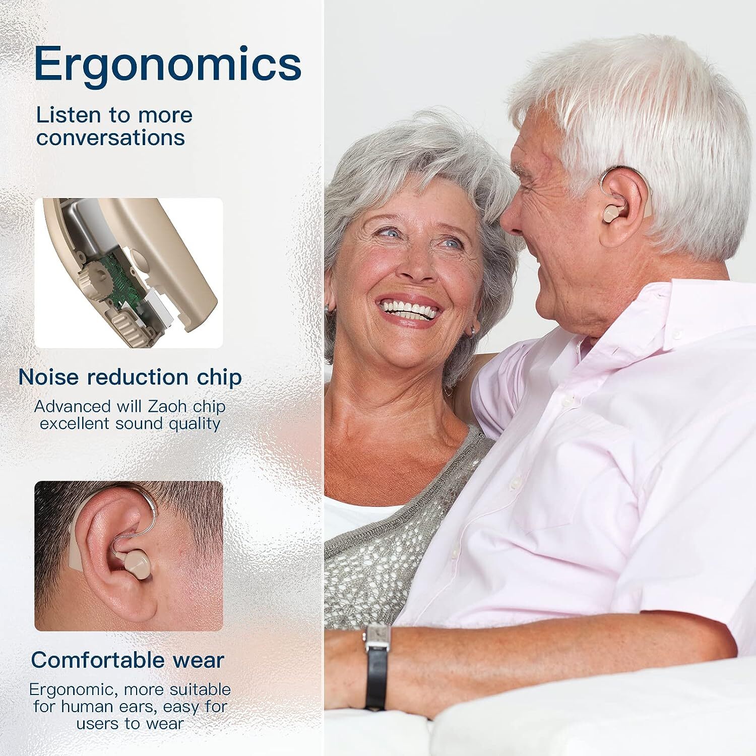 Rechargeable Hearing Aid Wireless Sound Amplifier - Image 4