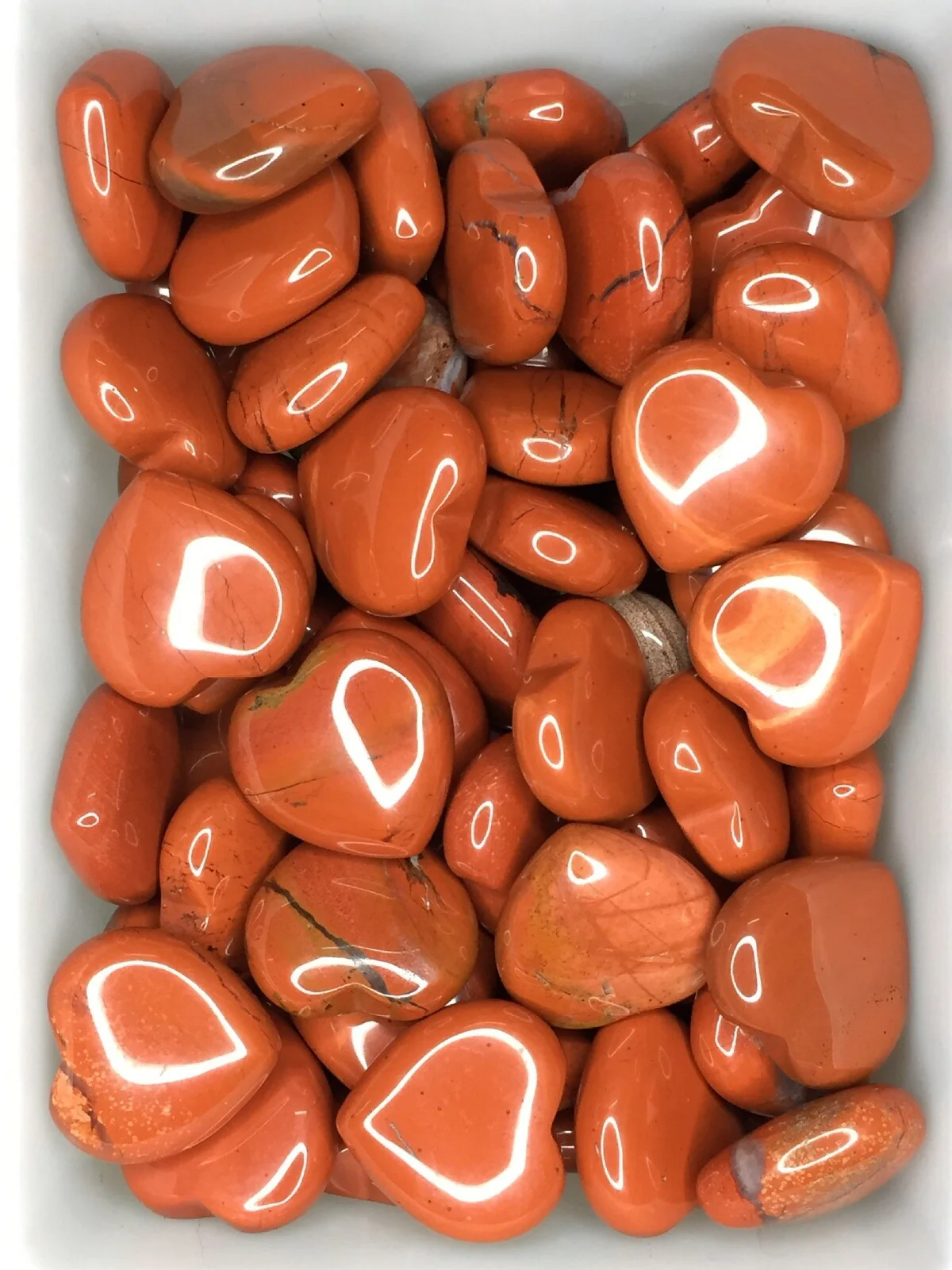 Red Jasper Heart Stone Crystal Natural Gemstone - Image 6