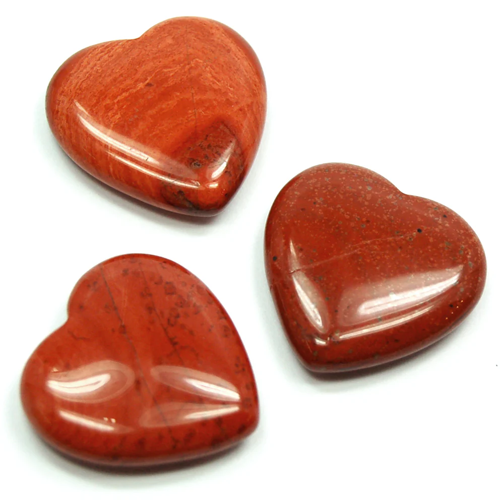 Red Jasper Heart Stone Crystal Natural Gemstone - Image 7