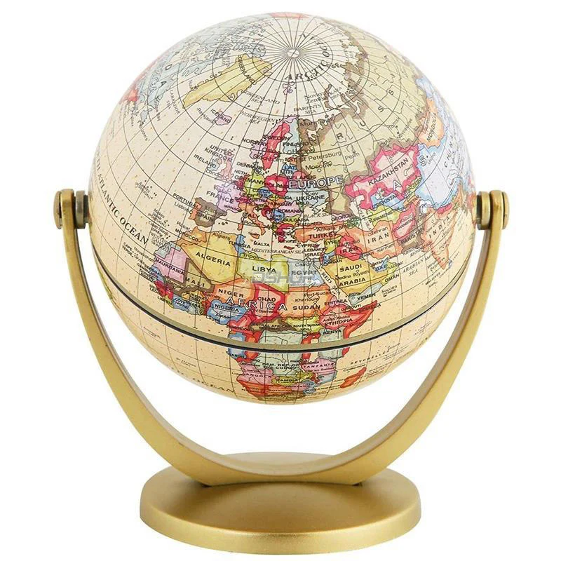 Retro Mini World Globe Educational Desktop Decoration - Image 11