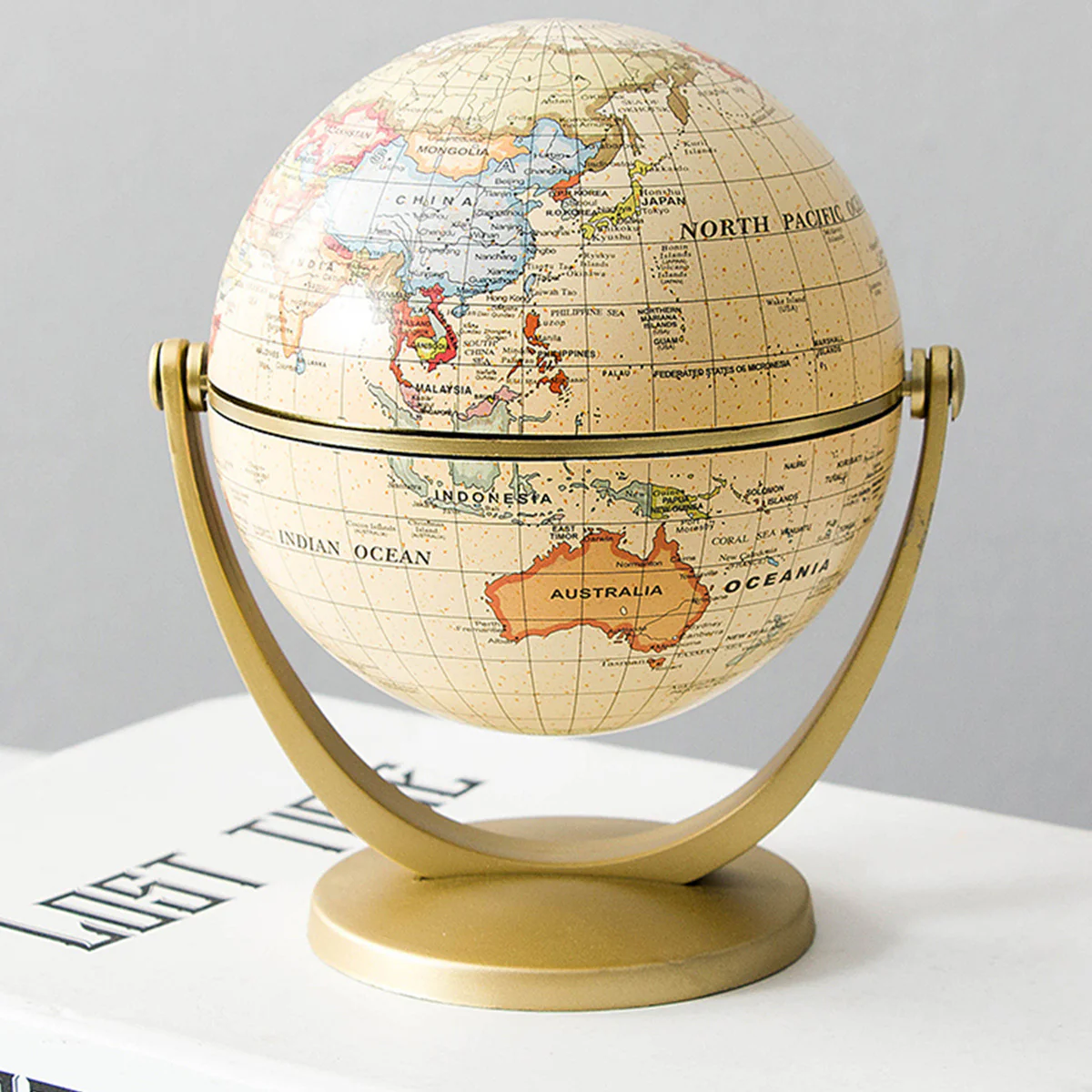 Retro Mini World Globe Educational Desktop Decoration - Image 6