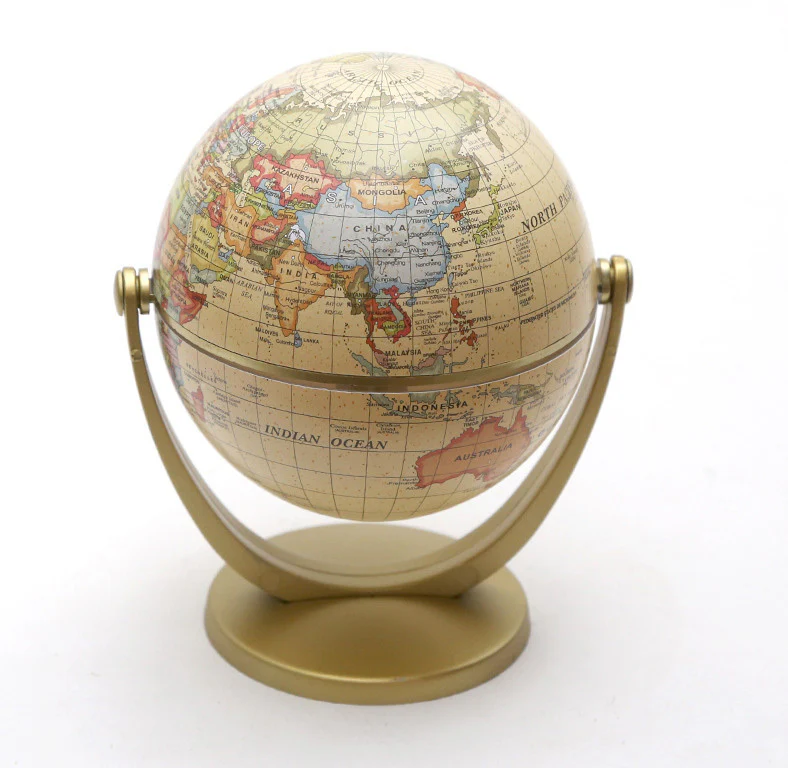 Retro Mini World Globe Educational Desktop Decoration - Image 9