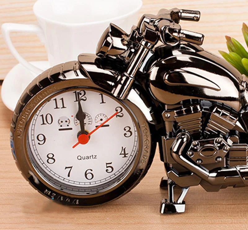 Retro Motorcycle Alarm Clock - Image 4