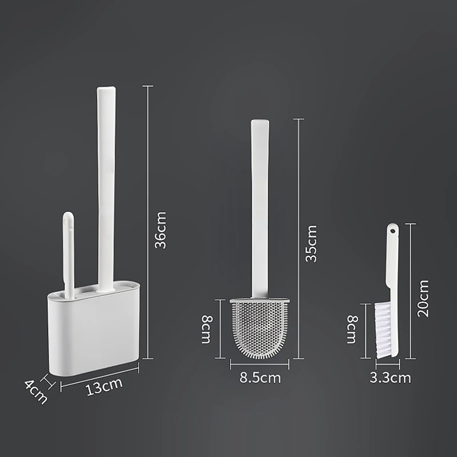 Revolutionary Silicone Soft Flex Toilet Brush, Cleaning Brush and Holder - Image 16