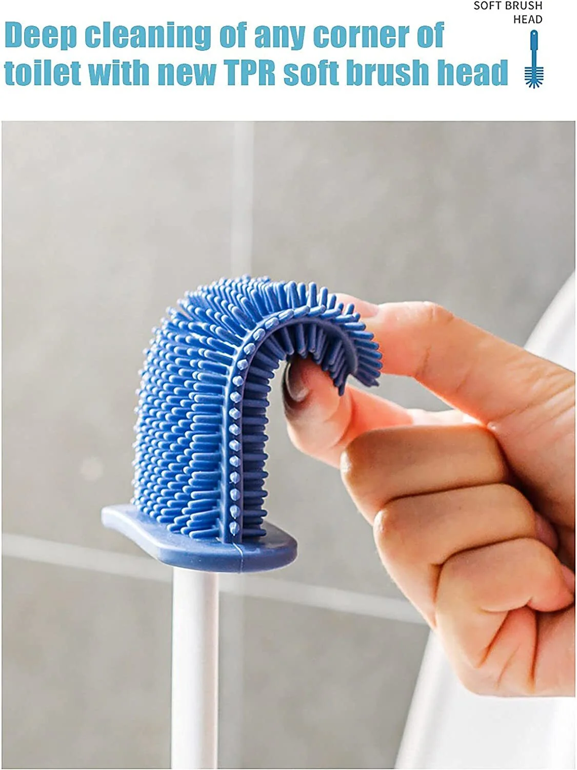 Revolutionary Silicone Soft Flex Toilet Brush, Cleaning Brush and Holder - Image 18