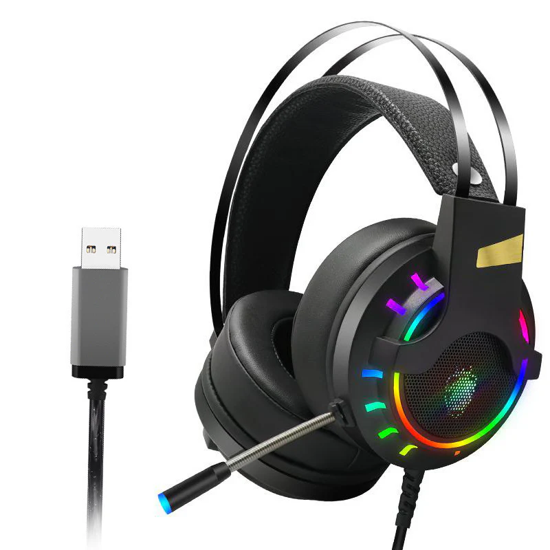 RGB 7.1 Stereo Surround Sound Gaming Headset Headphones with USB - Image 8