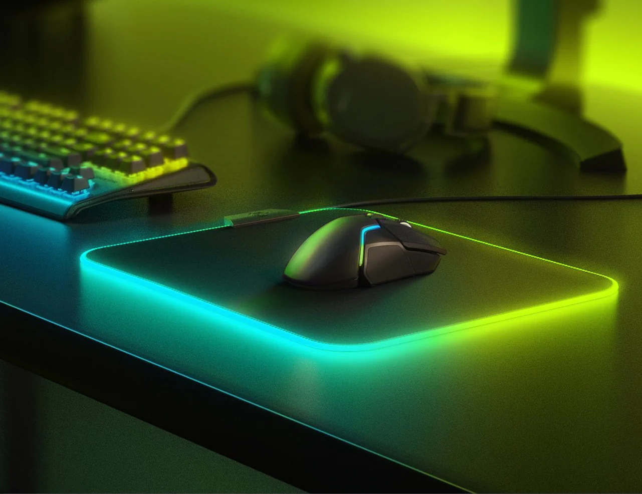 RGB LED Mouse Pad Premium Gaming Mat - Image 6