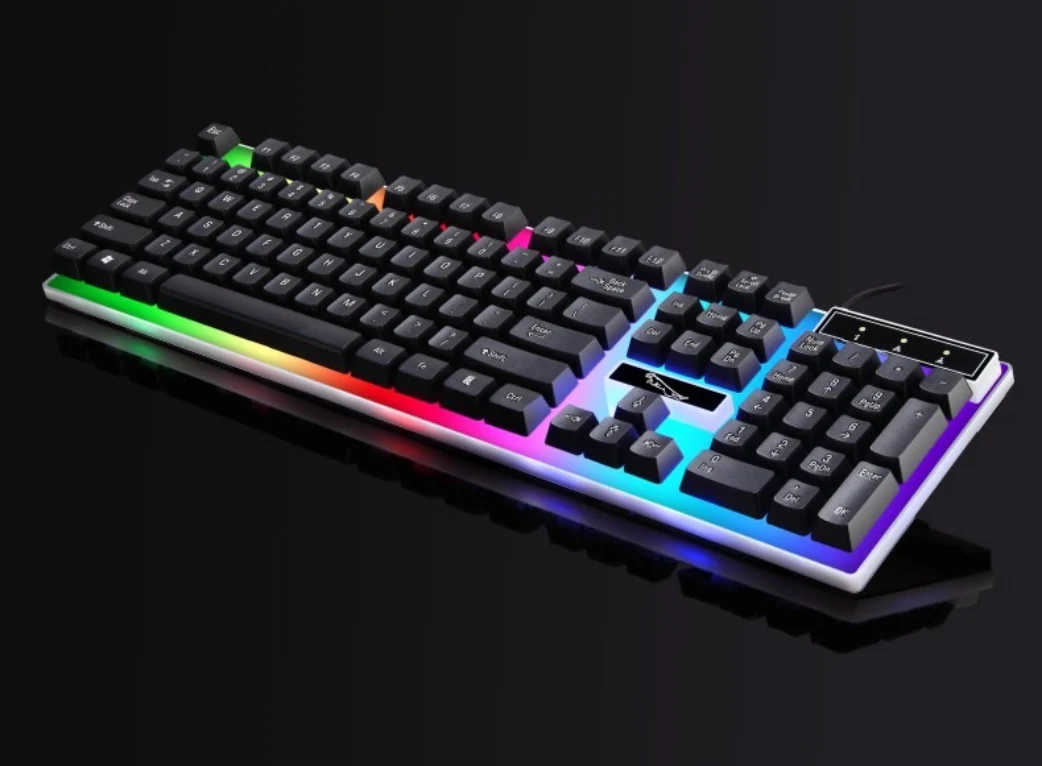RGB Wired Gaming Keyboard and Mouse Combo Set (Black Lighting) - Image 10