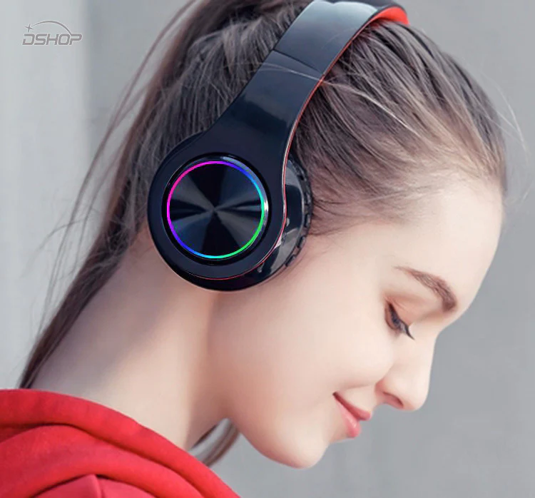 RGB Wireless Headphones Stereo Bluetooth Headset - Image 3