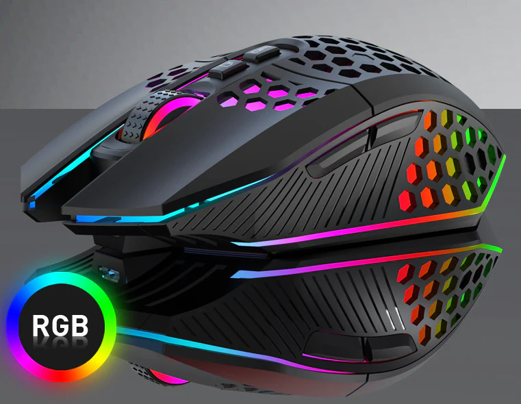 RGB Wireless Rechargeable Advanced Optical Gaming Mouse - Image 4
