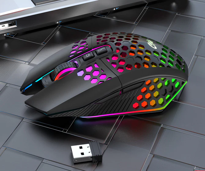 RGB Wireless Rechargeable Advanced Optical Gaming Mouse - Image 6