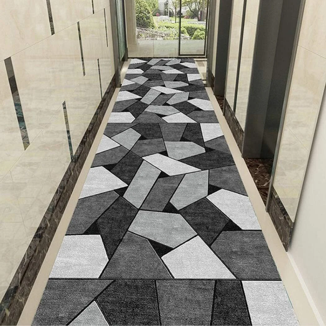 Rock Hallway Runner Area Rug Carpet Mat (80 x 300) - Image 3