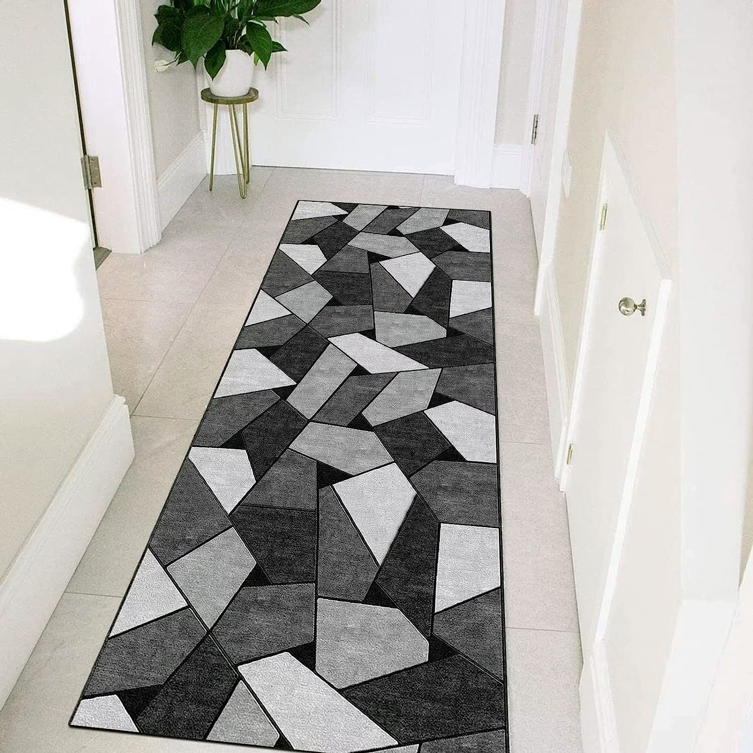 Rock Hallway Runner Area Rug Carpet Mat (80 x 300) - Image 9