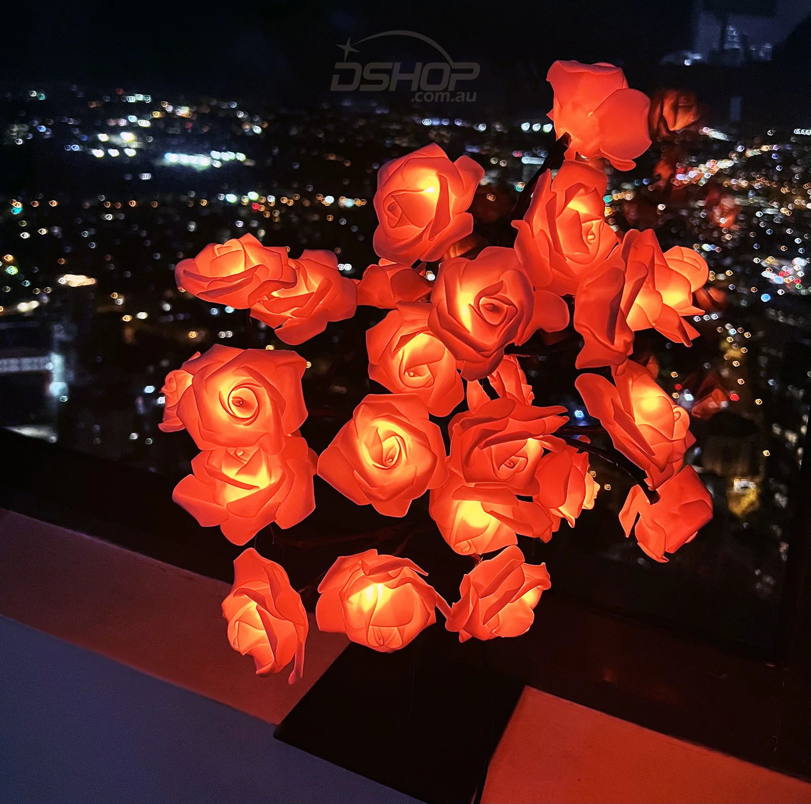 Rose Flower Tree Decorative Lamp LED USB Night Light - Image 4