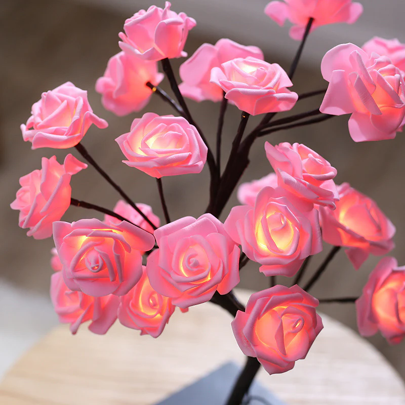 Rose Flower Tree Decorative Lamp LED USB Night Light - Image 5