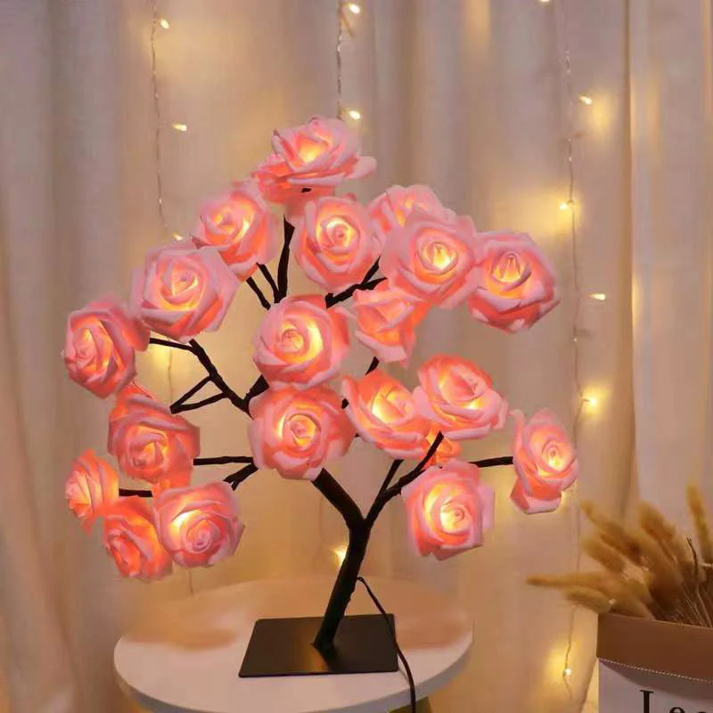 Rose Flower Tree Decorative Lamp LED USB Night Light - Image 8