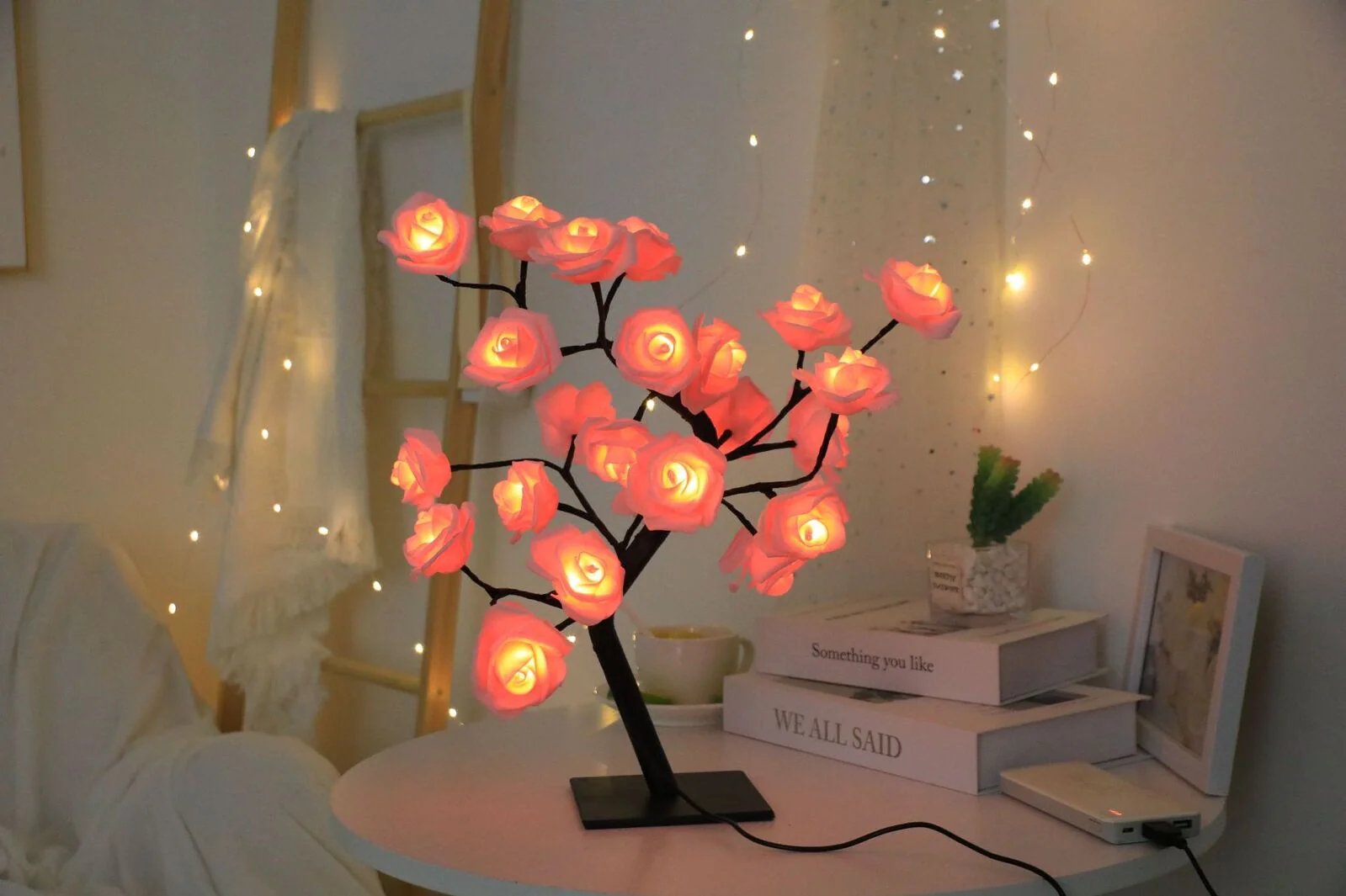 Rose Flower Tree Decorative Lamp LED USB Night Light - Image 9
