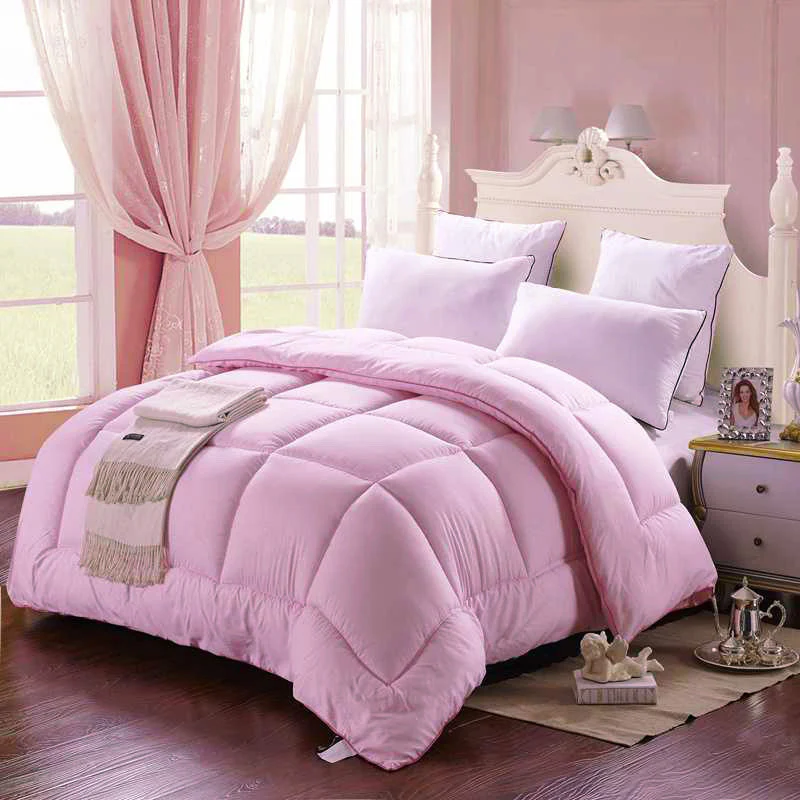 Royal Comforter Microfiber Quilt Doona Blanket (Pink, 150cm x 200cm) - Image 3