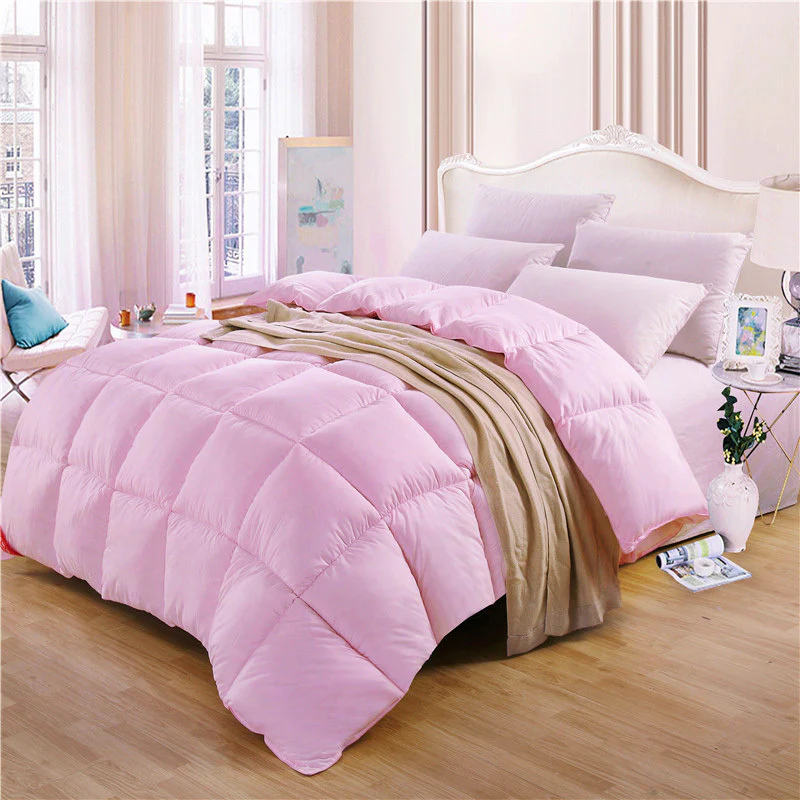 Royal Comforter Microfiber Quilt Doona Blanket (Pink, 180cm x 220cm) - Image 7
