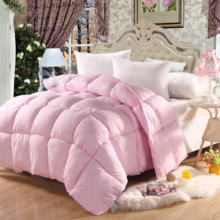 Royal Comforter Microfiber Quilt Doona Blanket (Pink, 180cm x 220cm) - Image 9