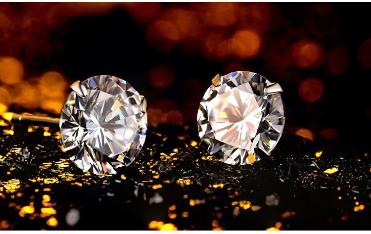 S925 Sterling Silver 1 Carat CZ Diamond Stud Earrings - Image 12