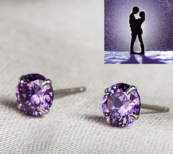 S925 Sterling Silver 2 Carats CZ Diamond Stud Earrings - Image 13