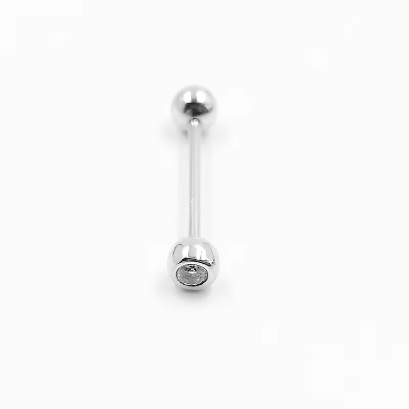 925 Sterling Silver Body Piercing Barbell Hypoallergenic Tongue Navel Jewellery - Image 10