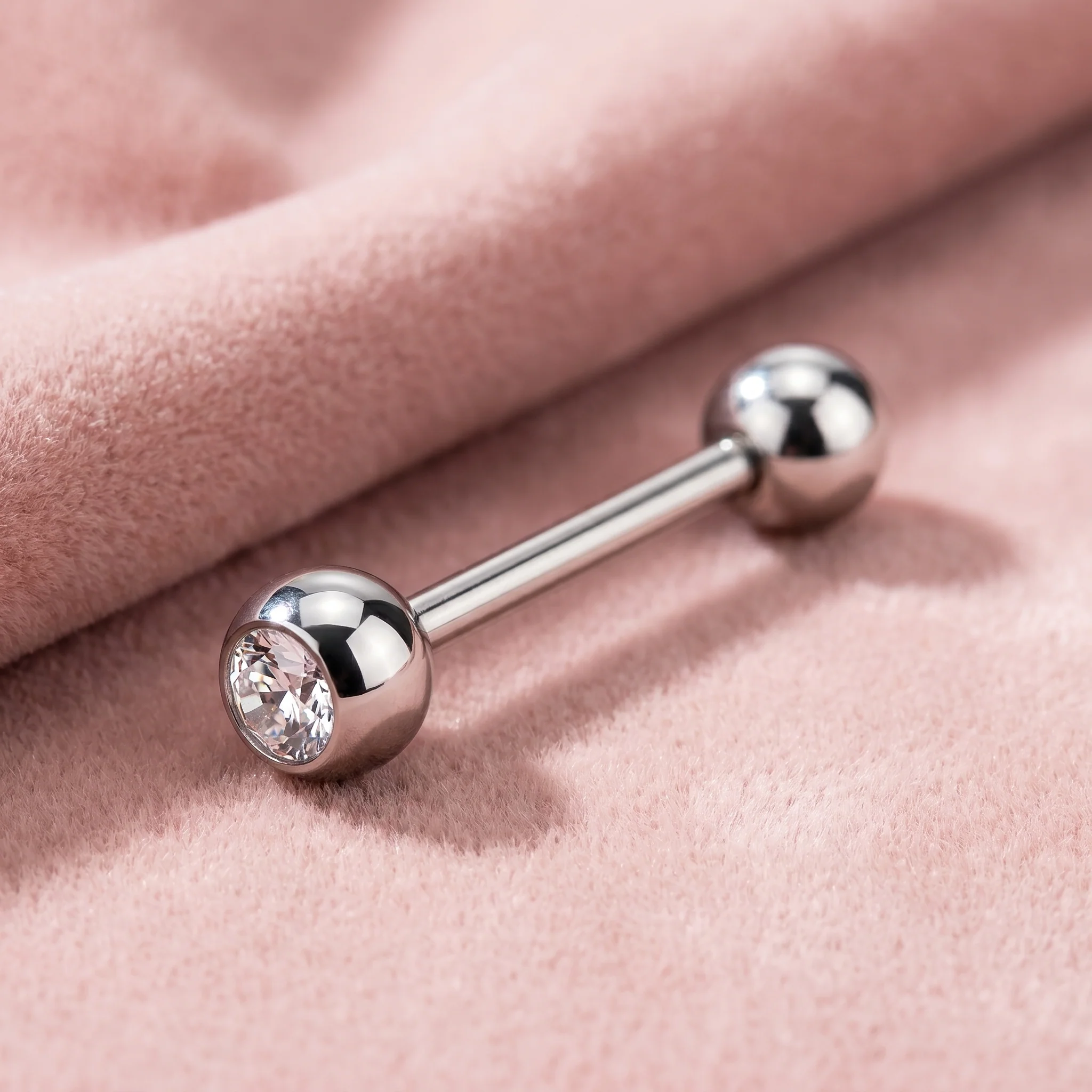925 Sterling Silver Body Piercing Barbell Hypoallergenic Tongue Navel Jewellery - Image 5