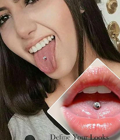 925 Sterling Silver Body Piercing Barbell Hypoallergenic Tongue Navel Jewellery - Image 6