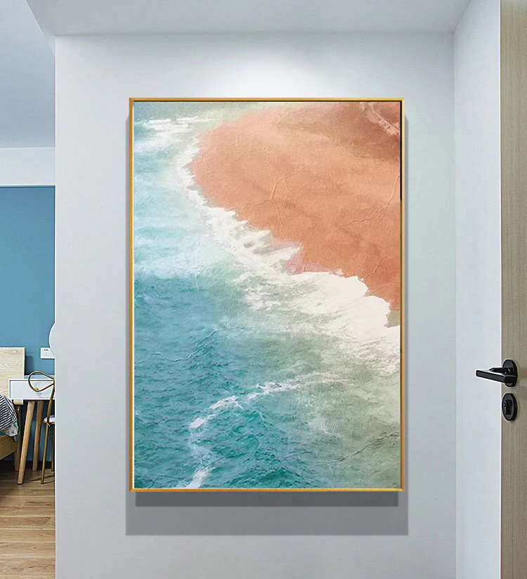 Seaview Painting Framed Canvas Wall Art - 40cm x 60cm - Image 5