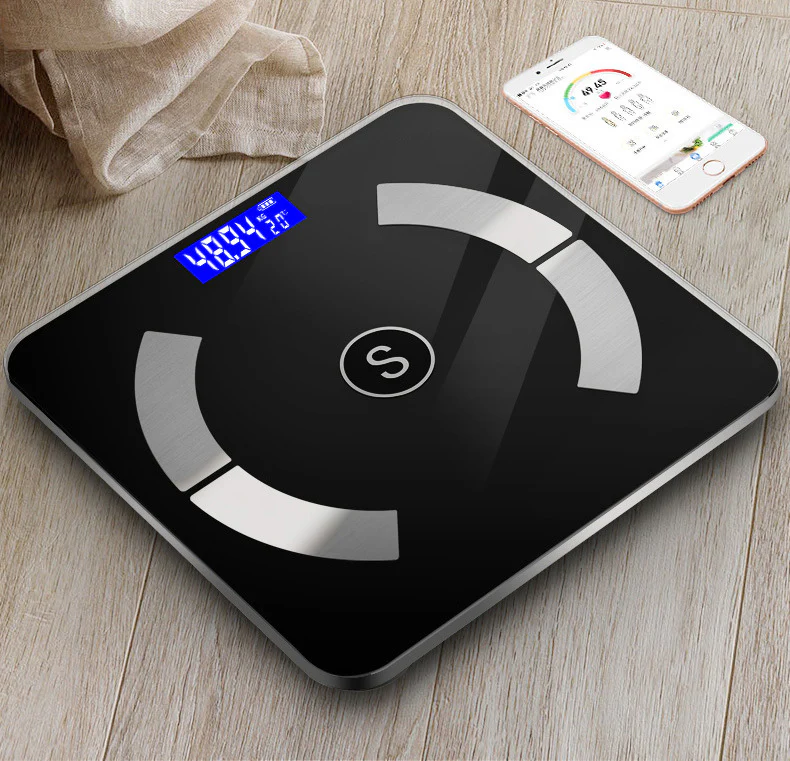 Smart Digital Tempered Glass Body Analysis Bluetooth Bathroom Scale - Image 2