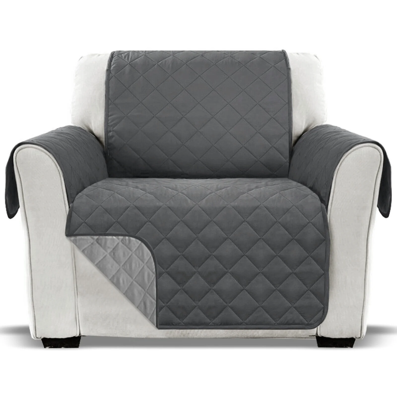 Sofa Slipcover Quilted Couch Cover Water Resistant Furniture Protector - Image 10