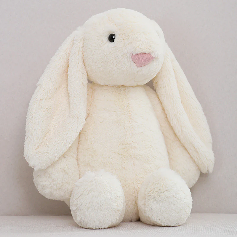 Soft Plush Bunny Toy Cute Cuddly Stuffed Animal Gift (White) - Image 5