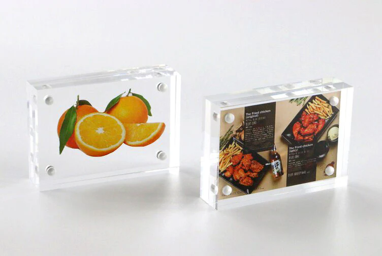 Solid Acrylic Block 3D Display Photo Frame 4 x 6 - Image 11