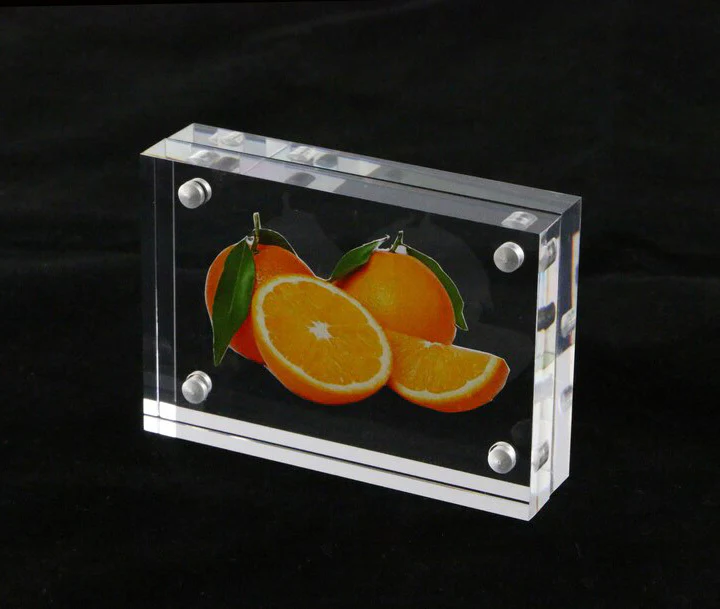 Solid Acrylic Block 3D Display Photo Frame 4 x 6 - Image 15