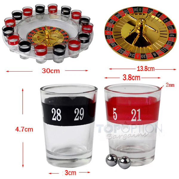 Spin and Shot Drinking Roulette Game Set - Image 8