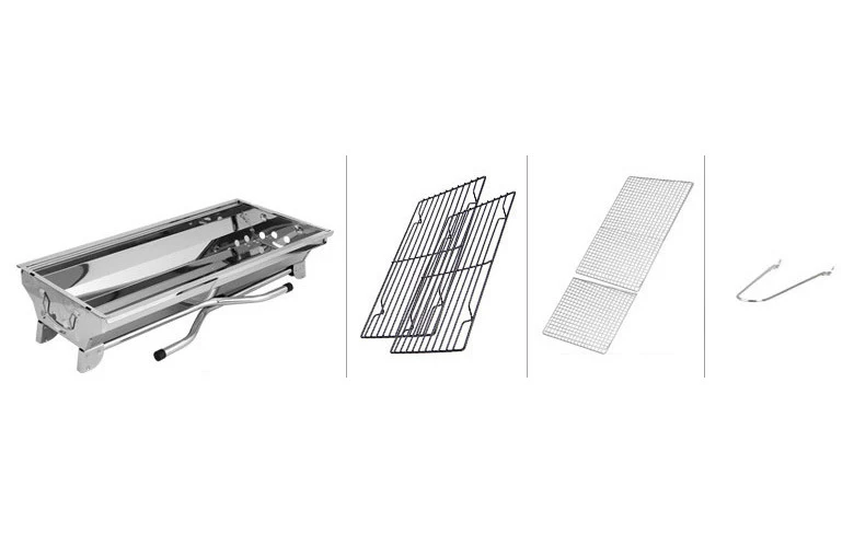 Stainless Steel BBQ Charcoal Grill Roaster Barbecue - Image 16