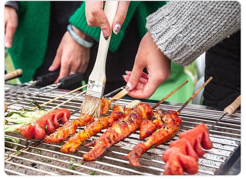 Stainless Steel BBQ Charcoal Grill Roaster Barbecue - Image 17