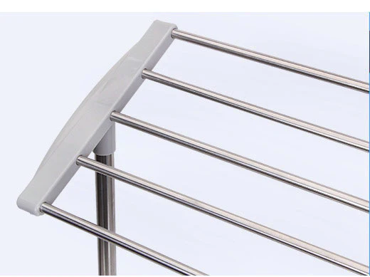 Stainless Steel Clothes Airer Organiser Hanger Rack Garment Dryer - Image 9