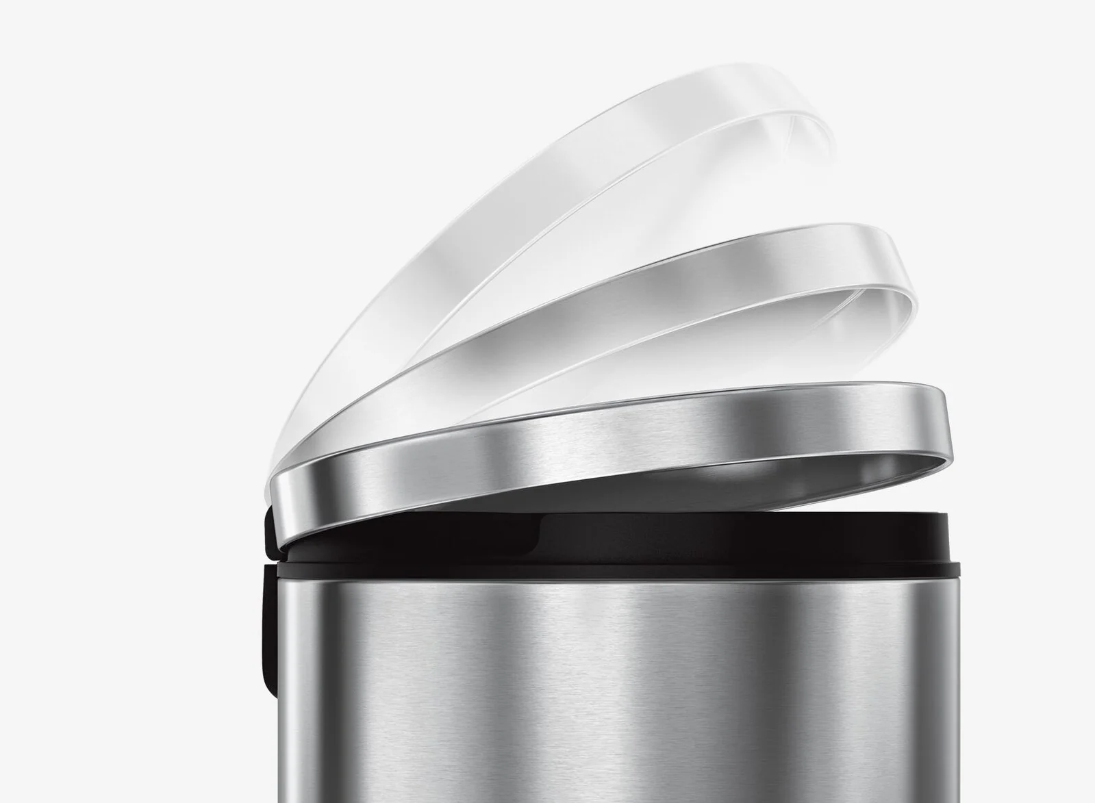Stainless Steel Garbage Rubbish Bin with Pedal 5L - Image 5