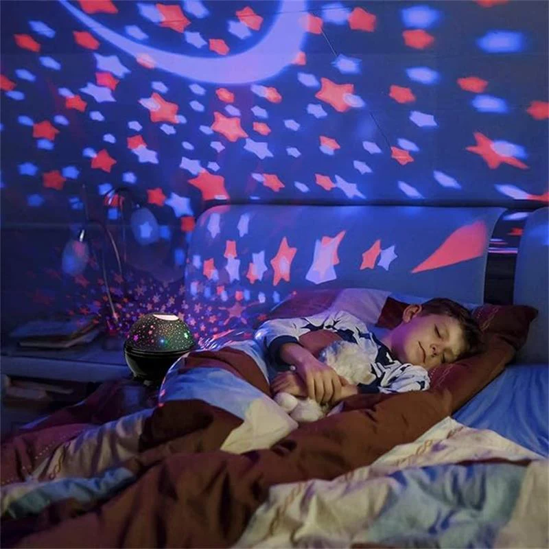 Star Projector Night Light Starry Sky Constellation Projection Lamp (Black) - Image 6