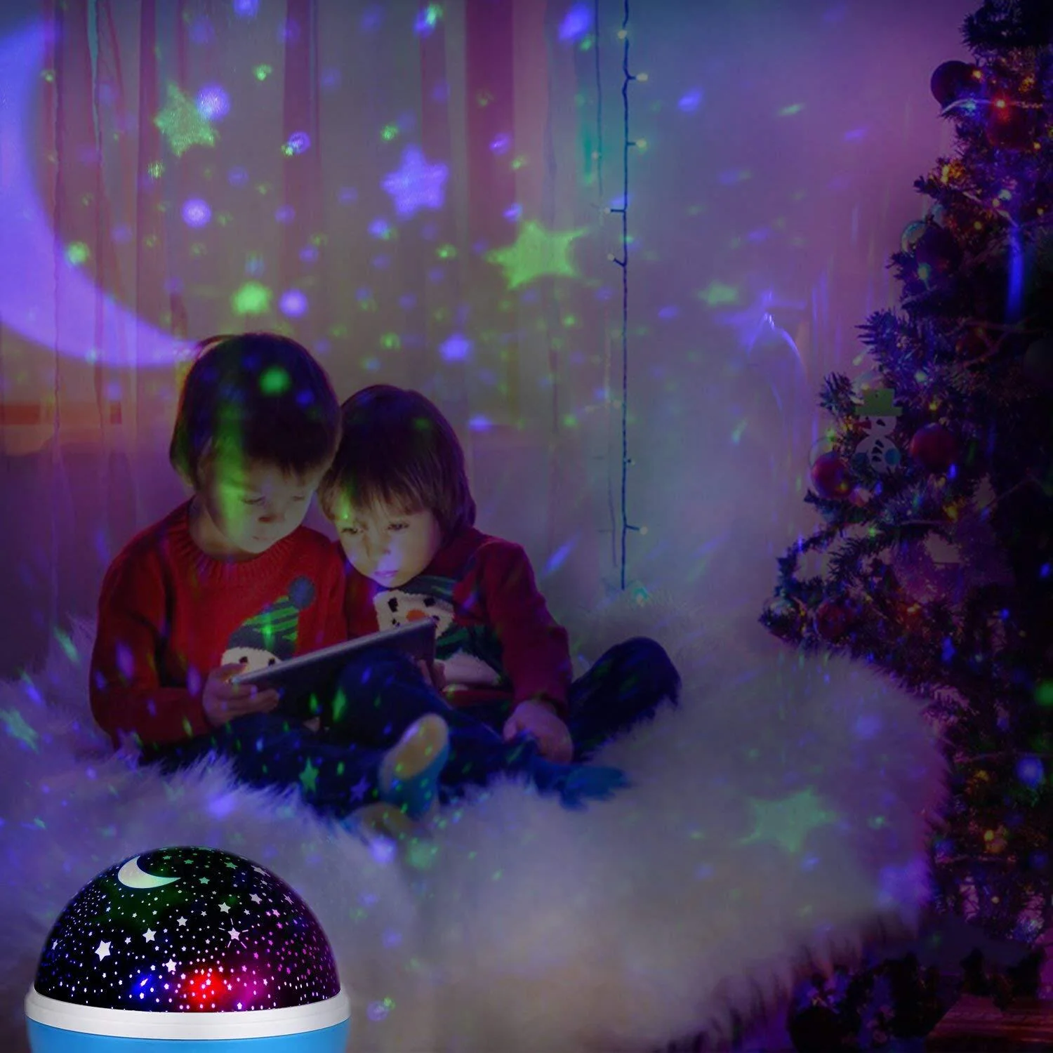 Star Projector Night Light Starry Sky Constellation Projection Lamp (Blue) - Image 16