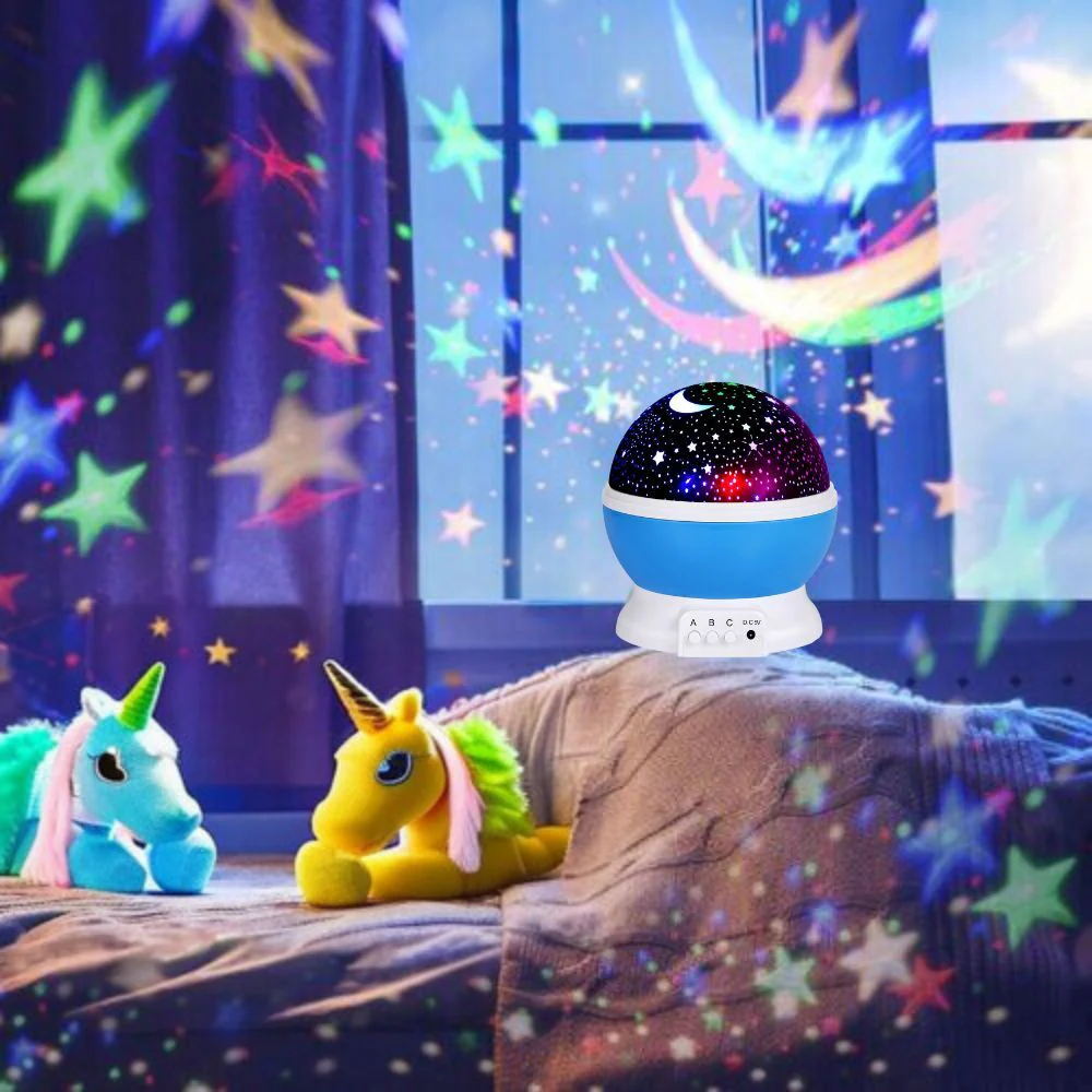Star Projector Night Light Starry Sky Constellation Projection Lamp (Blue) - Image 18