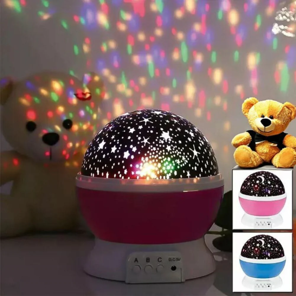 Star Projector Night Light Starry Sky Constellation Projection Lamp (Pink) - Image 14
