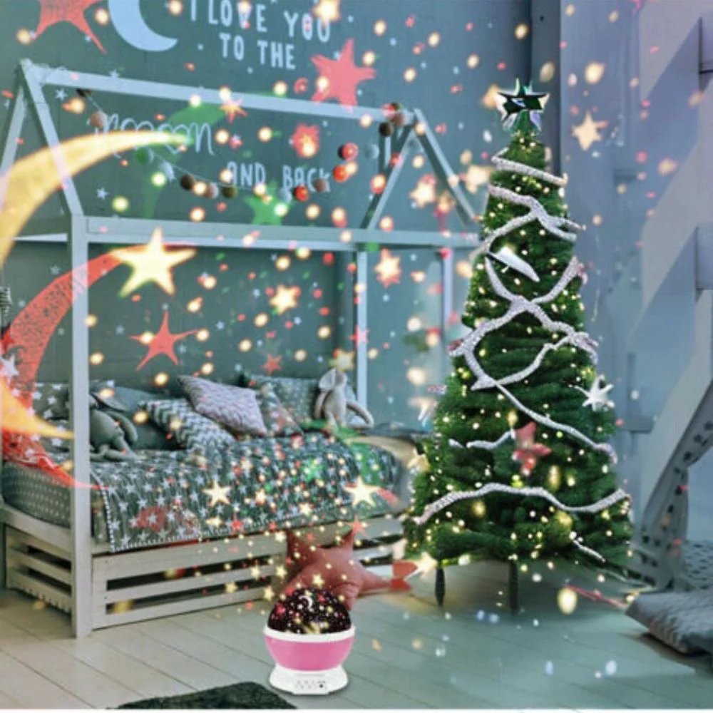 Star Projector Night Light Starry Sky Constellation Projection Lamp (Pink) - Image 15